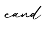 单词cand书写