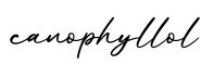 单词canophyllol书写