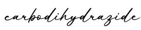 单词carbodihydrazide书写