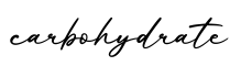 单词carbohydrate书写