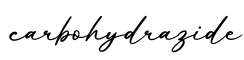 单词carbohydrazide书写