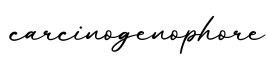 单词carcinogenophore书写