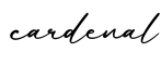 单词cardenal书写