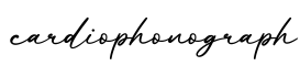 单词cardiophonograph书写