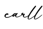 单词carll书写