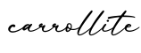 单词carrollite书写