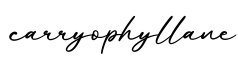 单词carryophyllane书写
