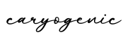 单词caryogenic书写