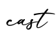 单词cast书写