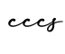 单词cccs书写