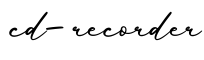 单词cd-recorder书写