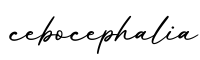 单词cebocephalia书写