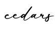 单词cedars书写