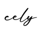 单词cely书写