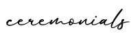 单词ceremonials书写