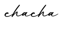 单词chacha书写