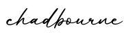 单词chadbourne书写