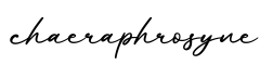 单词chaeraphrosyne书写
