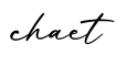 单词chaet书写