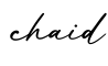 单词chaid书写