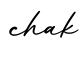 单词chak书写