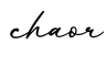 单词chaor书写