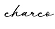 单词charco书写