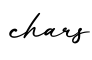 单词chars书写