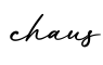 单词chaus书写