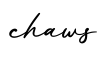 单词chaws书写