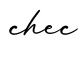 单词chec书写