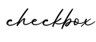 单词checkbox书写