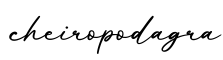 单词cheiropodagra书写