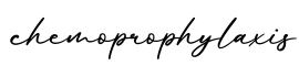 单词chemoprophylaxis书写