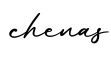 单词chenas书写