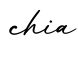 单词chia书写