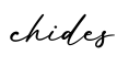 单词chides书写