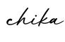 单词chika书写