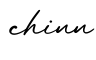 单词chinn书写