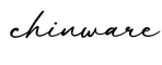 单词chinware书写