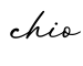 单词chio书写