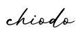 单词chiodo书写