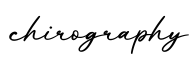 单词chirography书写