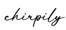 单词chirpily书写