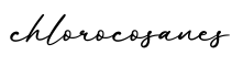 单词chlorocosanes书写