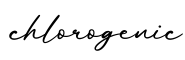 单词chlorogenic书写