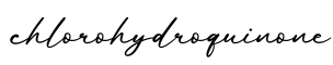 单词chlorohydroquinone书写