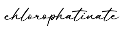 单词chlorophatinate书写
