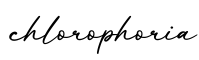 单词chlorophoria书写