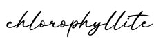 单词chlorophyllite书写